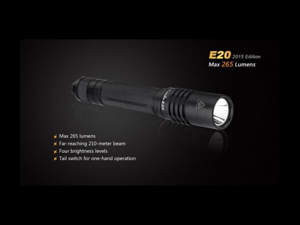 Linterna Fenix E20 265 Lumens 210 Metros - Imagen 4