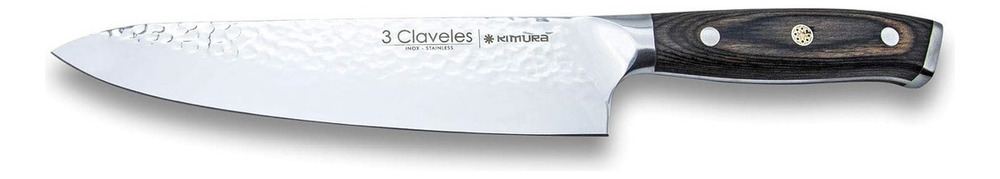 Cuchillo Cocinero 3 Claveles 28079 Kimura De 20 Cm Color Marrón