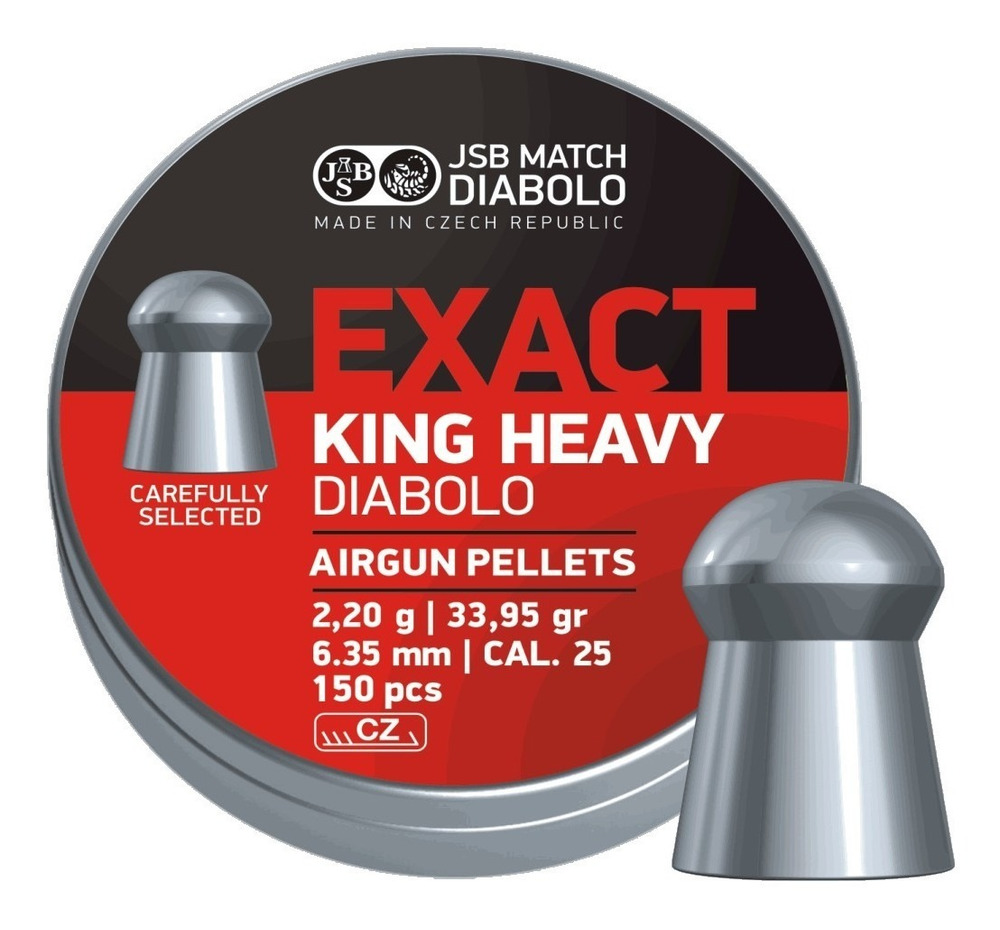 Balines Jsb 6.35 Mm Exact King Heavy 150 Un 33,95 Gr