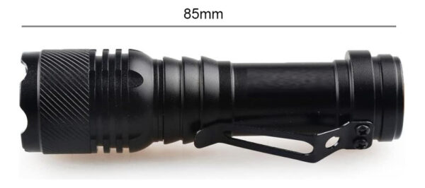 Linterna Táctica Recargable Lexus Ss-520 600 Lm Zoom 3 Func - Imagen 7