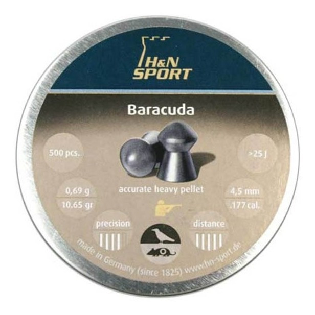 Balines H&n 4.5 Mm Barracuda 400 Un Baracuda Hn