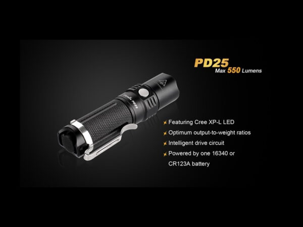 Linterna Fenix Pd25 550 Lumens 130 Metros - Imagen 4
