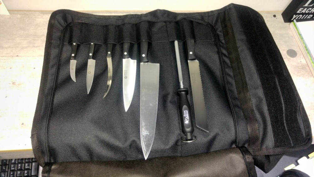 Funda Estuche Porta Cuchillos Chef Manta Maletín 2 Abrojos - Imagen 11