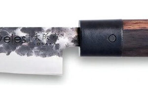 Cuchillo Forjado Verduras Osaka 3 Claveles Osaka 13,5cm Color Madera