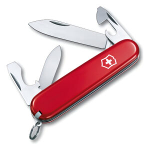 Cortaplumas Victorinox Recruit Roja 10 Usos Modelo 0.2503 Rojo