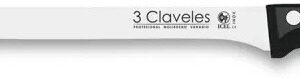 Cuchillo Jamonero 3 Claveles Uniblock Hoja 24cm Acero Inoxidable